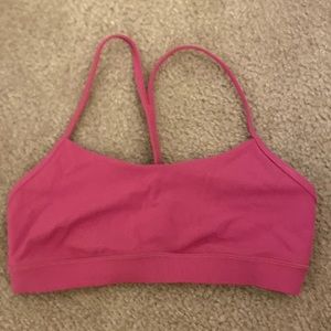 lululemon pink sports bra